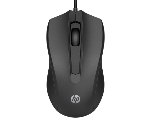 MOUSE CABLEADO hp  100 NEGRO