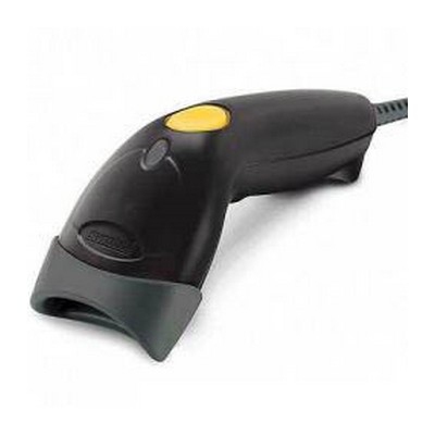 Lector Láser Código de Barras ZEBRA LS1203 (LS1203-7AZU0100SR).  Incluye cable USB, y BASE. 1D
