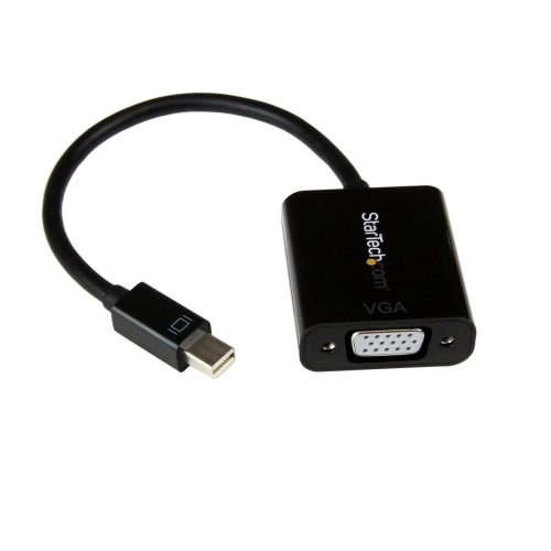 Cable Convertidor de Video 0.18m Mini DisplayPort a VGA Startech MDP2VGA2, Hasta 1920x1200, Color Negro