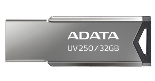 Memoria USB-A 32GB Adata UV250, USB 2.0, Metálica, Color Plata