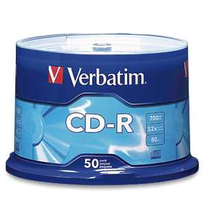 VERBATIM 94691 CD-R TORRE 50 PZS