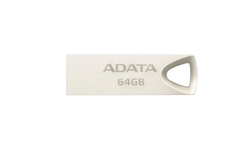 Memoria USB-A 64GB Adata UV210, Carcasa Metálica, USB 2.0, Color Plata