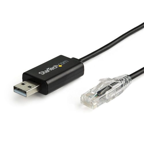 Cable de Consola Cisco StarTech.com ICUSBROLLOVR, USB-A a RJ45, 1.8m, Color Negro