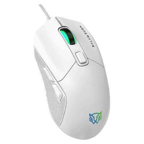Mouse Gamer Balam Rush Raptor Plus MG2, &Oacute;ptico, Al&aacute;mbrico USB-A, 7200 DPI, RGB, Color Blanco