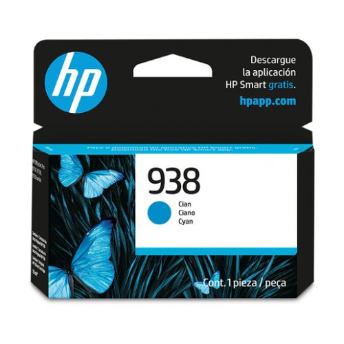 Cartucho HP 938 4S6X5PL, cian, 800 páginas