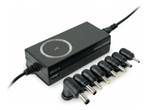 Adaptador Perfect Choice Automático de Corriente para Laptop Color Negro