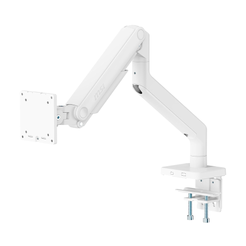 Soporte Articulado de escritorio para Monitor, MSI MAG MT201W, de 17" a 49", hasta 20kg, VESA 100x100 Max, Color Blanco