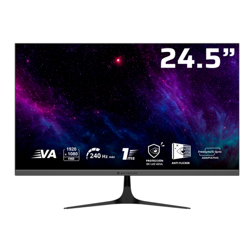 Balan Rush Monitor Gamer 24.5'' Resolucion Maxima 1920 X 1080  Puertos  DP HDMI AUDIO OUT DC 200Hz 240Hz
