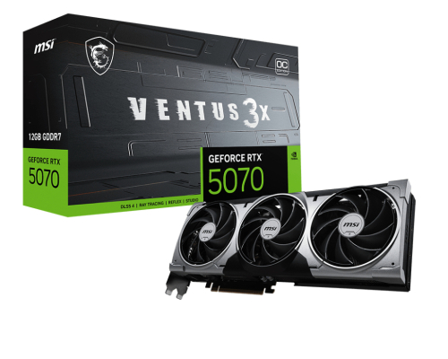 GPU RTX5070 MSI Ventus 3x 12GB