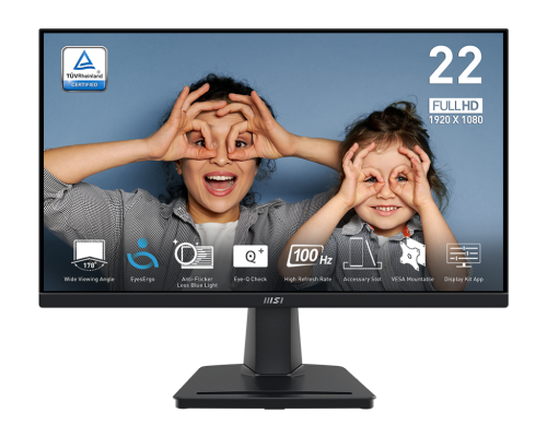 Monitor MSI Pro MP225V 21.45P 1920X1080