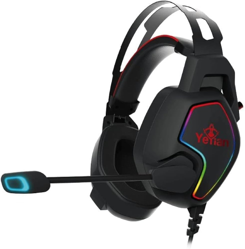 DIADEMA YEYIAN YDV-33403 - NEGRO, USB+ 3.5MM + 4 PIN, 2.1M