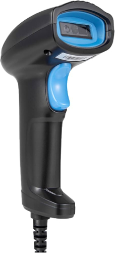 Lector De Códigos De Barras HT-200 1D/2D USB 1.5m Negro-Azul