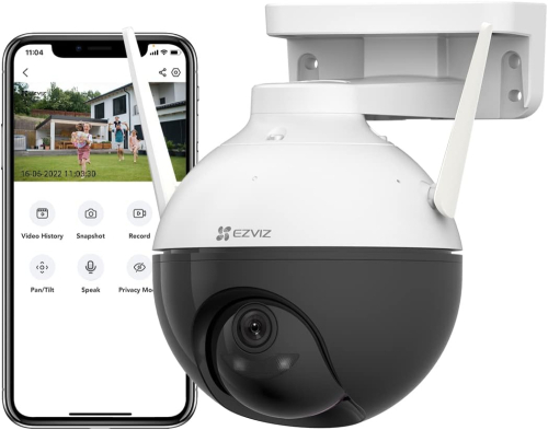 Cámara IP Ezviz C8C IR Interior/Exterior, Inalámbrico/Alámbrico, 1080P, Día/Noche