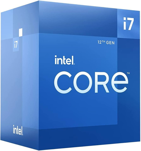 Procesador Intel Core i7-12700F 2.1GHz 12 cores 20 Hilos 25MB. Requiere GPU, Socket LGA1700. BX8071512700F