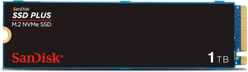SSD M.2 NVMe PCIe 3 1TB Sandisk SSD PLUS, Lectura 3200MB/s. SDSSDA3N-1T00-G26