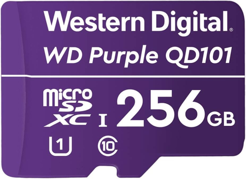 Memoria Micro SDXC 256GB Western Digital Purple, Clase 10, U1