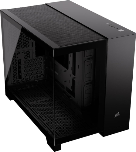 Gabinete Micro-ATX Corsair 2500X, Sin Ventiladores, Radiador 360mm Max, Color Negro