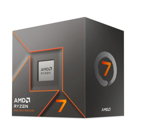 Procesador AM5 AMD Ryzen 7 8700F 4.1GHz - 5GHz, 8 Nucleos, 16MB Cache, Incluye Disipador, Requiere Tarjeta de Video