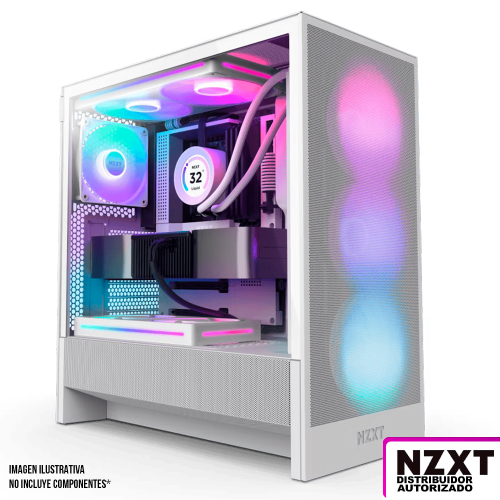 Gabinete NZXT H5 FLOW Blanco RGB 2024