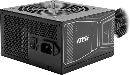 Fuente de Poder 850W 80+Gold MSI MAG A850GN PCIE5 . 1x 24pin, 2x 8pin CPU, 2x 8pin PCIE, 1x 12VHPWR, Color Negro