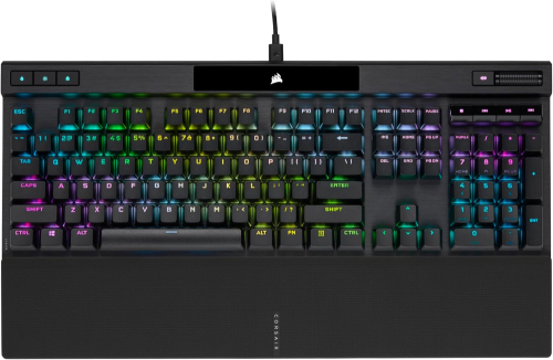 Teclado Al&aacute;mbrico Mecanico Corsair K70 RGB PRO, Switches Cherry MX Red, Ingles, Color Negro