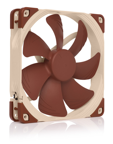 Ventilador 140mm Noctua NF-A14 ULN, Color Café con Crema