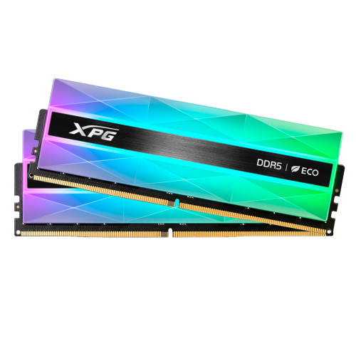 Kit de Memoria RAM DDR5 DIMM 32GB (2x16) 7200MHz CL32 XPG LANCER NEON RGB, Color Negro. AX5U7200C3416G-DCLANRSG