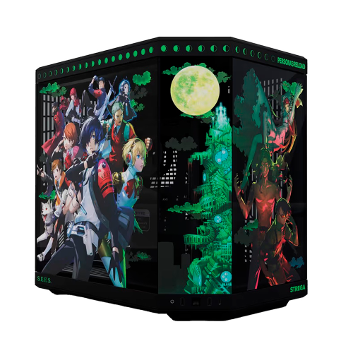 Gabinete E-ATX Hyte Y70 PERSONA 3 RELOAD Edition, Incluye Riser para Grafica en Vertical, Radiador 360mm Max, Color Negr