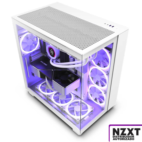 Gabinete NZXT H9 FLOW Blanco