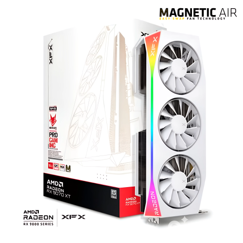 GPU RX9070XT XFX MERCURY RGB WH