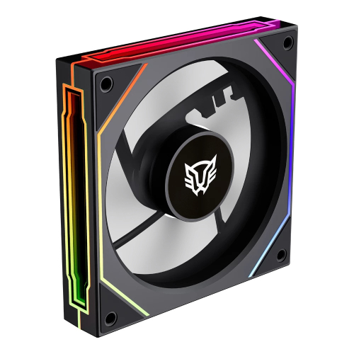 Ventilador 120mm Balam Rush EOLOX LINK EXL95R, Sistema en Cadena, ARGB, Color Negro