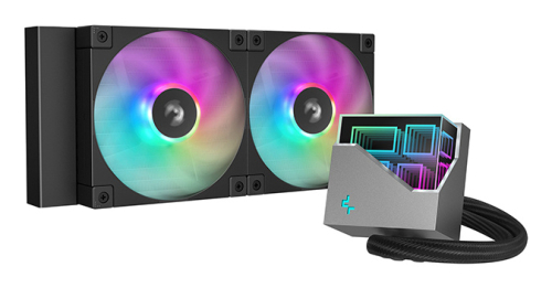 Enfriamiento Liquido 240mm DeepCool LT240 ARGB, Color Negro