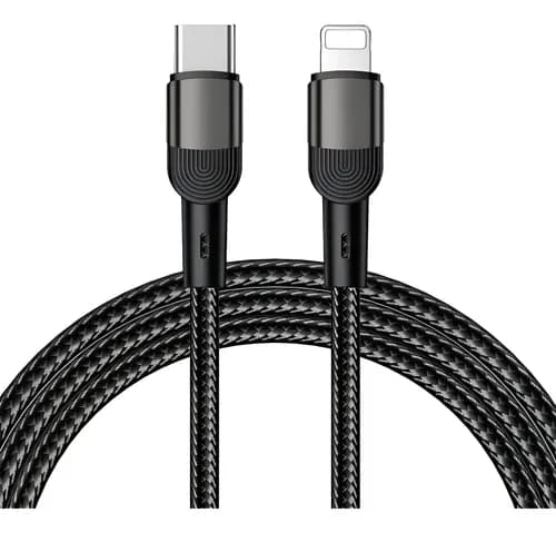 CARGADOR PARA IPHONE GAMER 1.5 NEGRO
