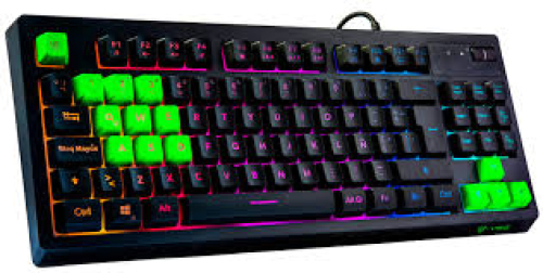 Teclado VSG Pulsar de membrana negro