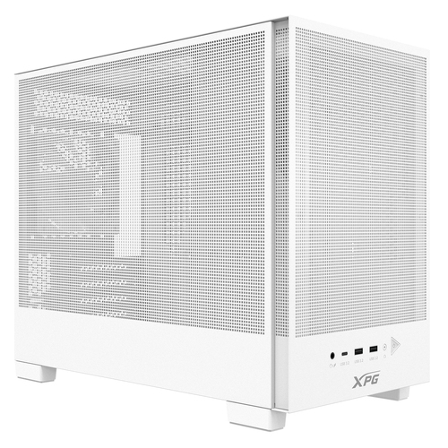 Gabinete Micro-ATX XPG Valor Mesh Nano, Incluye 1 Fan 120mm ARGB, Radiador 360mm Max, Color Blanco