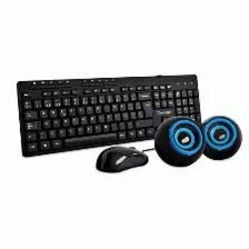 Kit Teclado/Mouse/Bocinas Vorago KMS-104