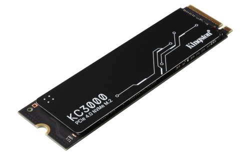 SSD M.2 NVMe PCIe 4 512GB Kingston KC3000, Lectura 7000MB/s Escritura 3900MB/s. SKC3000S/512G