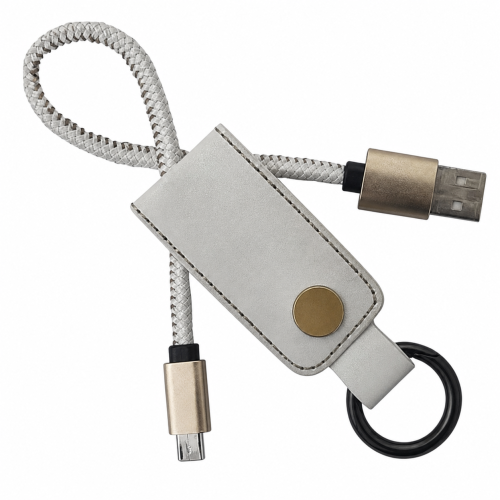 CABLE USB V2.0 A MICRO B LLAVERO M