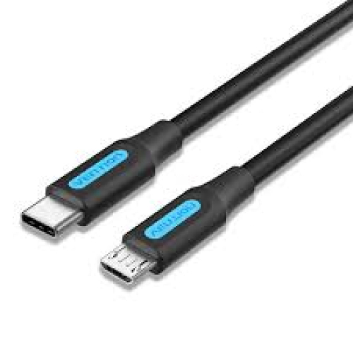 CABLE VENTION TIPO C A MICROUSB 50CM COVBD