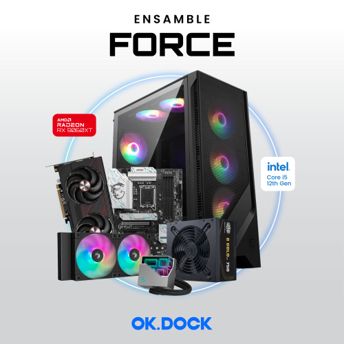 Ensamble FORCE | RX 9060XT | 32GB RAM | 1TB SSD | Windows 11 Pro