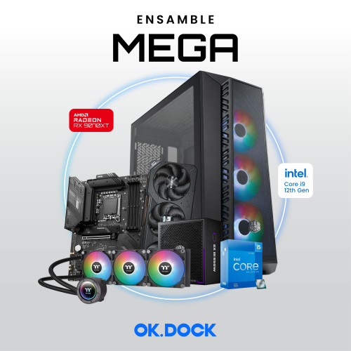 Ensamble MEGA | RX 9070 XT | AMD Ryzen 5 7600X | 32GB DDR5 | 1TB SSD | Windows 11 Pro