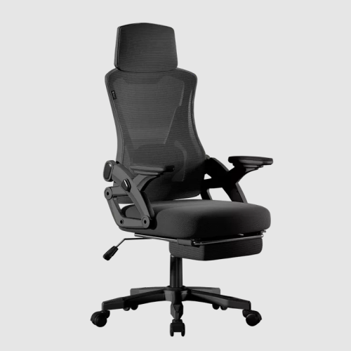 Silla Balam Rush Power Rush Mesh, Hasta 100kg, Reposapies, Color Gris