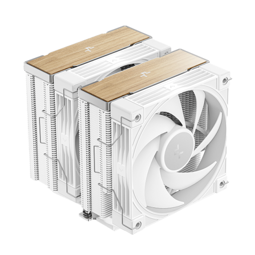 Disipador de Aire DeepCool AK620 G2 WH, 2 Torres 2 Ventiladores 120mm, Color Blanco