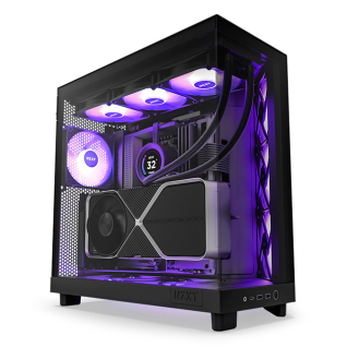 Gabinete NZXT H6 FLOW RGB Negro