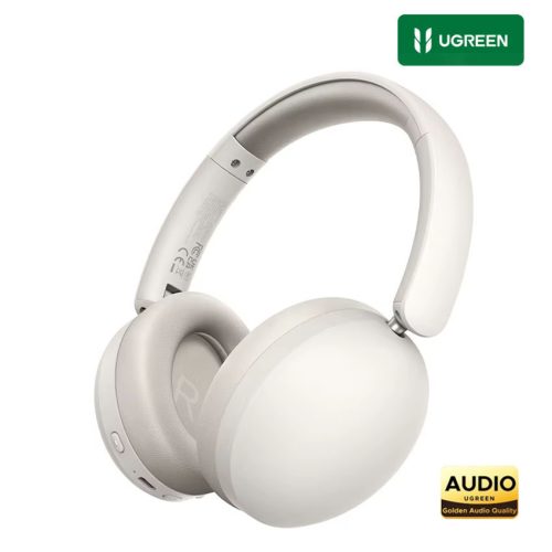 Audífonos Inalámbricos Ugreen HiTune Studio Max2 HP205, ANC, Bluetooth 5.4, Blanco