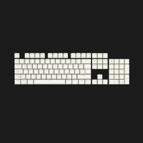 SCARAB DOUBLE SHOT KEY CAPS BLANCO